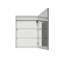 Armoire de salle de bain 26 po x 20 po avec miroir DEL, anti-buée, imperméable, armoire de salle de bain lumineuse à porte simple 3000K ~ 6000K avec interrupteur tactile, à intensité variable, encastrée ou à fixation en surface (porte droite)