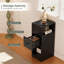 25cm W Manufactured Wood Bedside Table-1991037169