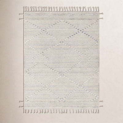 Hanna Ivory Hand-Knotted Wool Rug