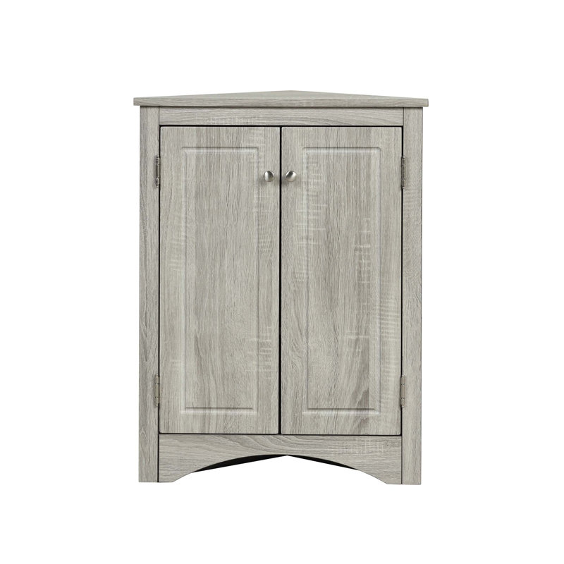 Armoire de rangement triangulaire pour salle de bain avec tablettes réglables, armoire de plancher autoportante pour la cuisine à domicile