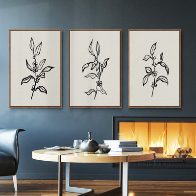 3 pièces de campagne aux couleurs vives