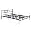 Metal Bed Frame with Headboard-710426451