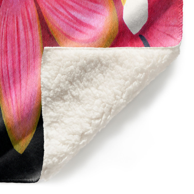 Couverture orchidée suspendue , 68 po x 80 po