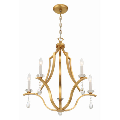 Lustre classique / traditionnel à 5 lumières à intensité variable Keyrah