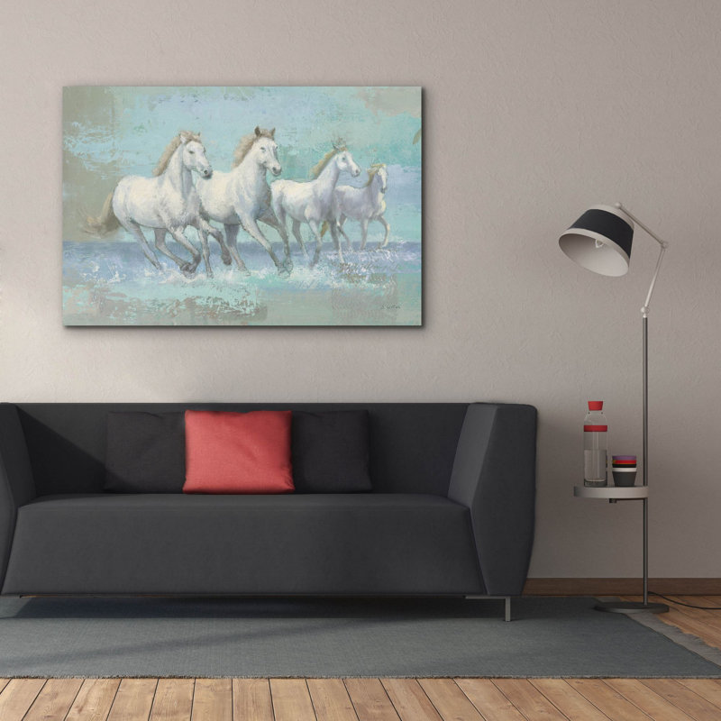 «Run Wild C 1» par James Wiens, art mural sur toile, H 40 po x l 60 po