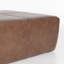  Repose-pieds carré en cuir véritable 35 po Hartwell-559830536