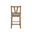 Fauteuil à hauteur de comptoir à lattes