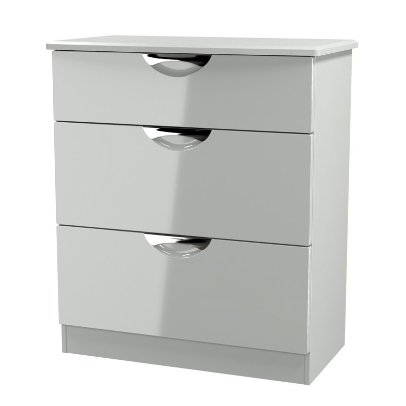 Bernab 77 cm W Chest of 3 Drawers