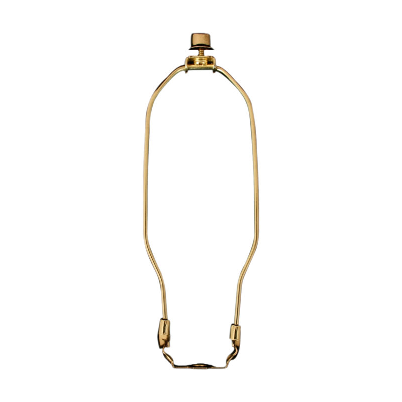 Faîteau de lampe harpe lourd, H 12 po x l 3,5 po x P 0,38 po