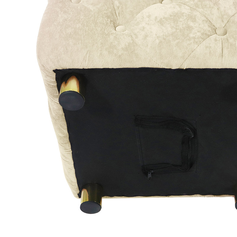 Tabouret d'appoint Mana, Beige