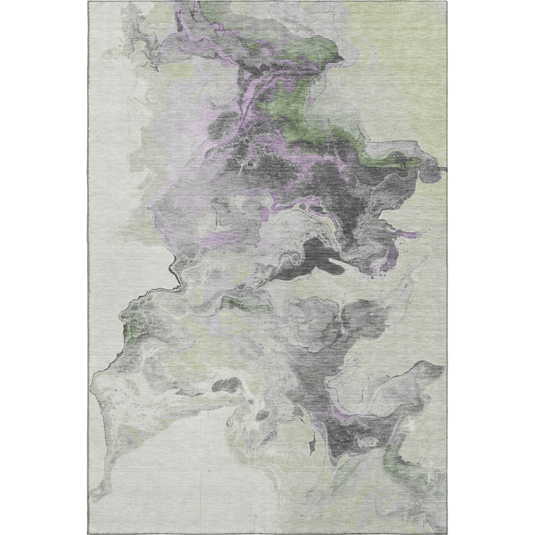 Premium Machine Washable Mehara AMF1688 Abstract Rug