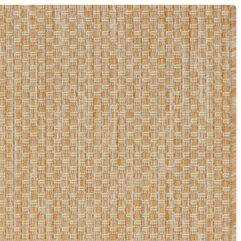 Tommy Hooked Cream Indoor/Outdoor Rug, Rectangle 201 x 290 cm