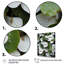Feuilles vertes et blanches, collage sur toile-171064822-171064823