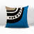 Turquoise / noir / blanc cassé