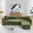 114" Cloud Sectional Couch With L-Shape Chaise-2009221979