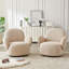 Chaise d'appoint pivotante pour le salon avec accoudoirs-1334561621