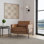 Fauteuil d'appoint en métal de 30,5 po de large Oliverio