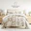 Ensemble de courtepointe légère - couvre-lit matelassé toutes saisons - bouquet vieilli-105628186-105628191