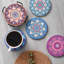 8 ensembles de sous-verres absorbants