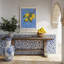 Toile tendue marocaine au charme citron-1681724679