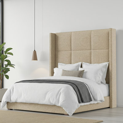 Lit plateforme tapissier Decost