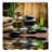 Spa Mixed Shower Curtain with Hooks Included-1331437321