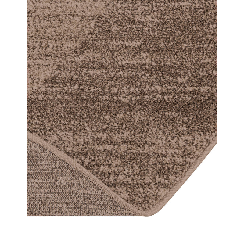 Hermina Brown Area Rug, Round 4'1"