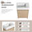 Peotone 18 " W Freestanding Standard 1 Single Vanity Bathroom Vanity With Ceramic Top