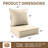 Outdoor Deep Seat Cushion Set – 6.5” Thick, Non-Slip Patio Cushions For Chairs, Sofas, And Couches-950587793