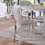 Table carrée à hauteur de comptoir 5 pièces avec chaises