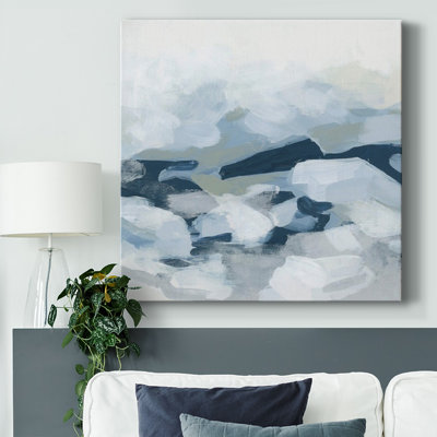 Impression sur toile «Blue Valley Impression I»