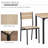3 Piece Dining Table Set For 2(Only Table)