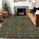 Machine Washable Indoor/Outdoor Chantille ACN1130 Emerald Rug