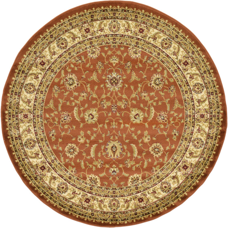Oriental Area Rug, Round 183cm