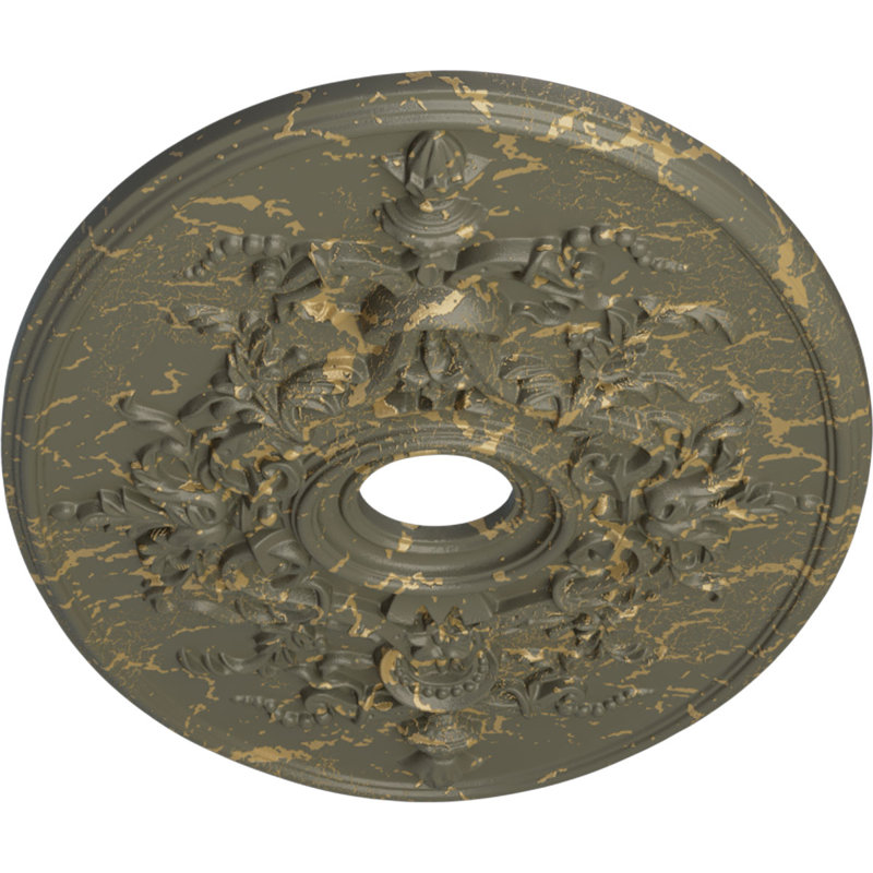 Médaillon de plafond Alexa l 30 3/4 po x H 21 1/4 po x P 3 7/8 po x P 1 5/8 po (convient aux auvents jusqu'à 5 5/8 po)