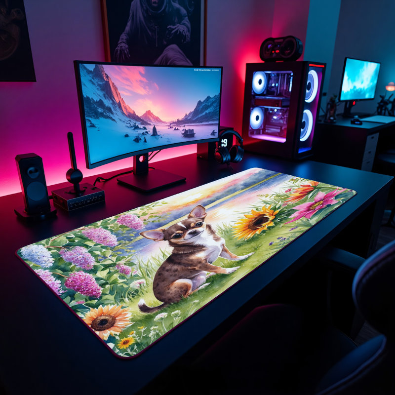 Polyester Desk Pad, 23.6x13.8