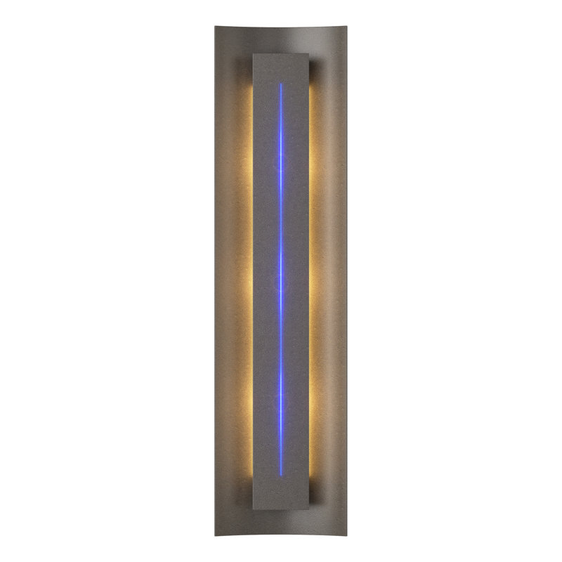 Gallery Dimmable 8 Lbs Flush Mount Scone, Blue, Soft Gold