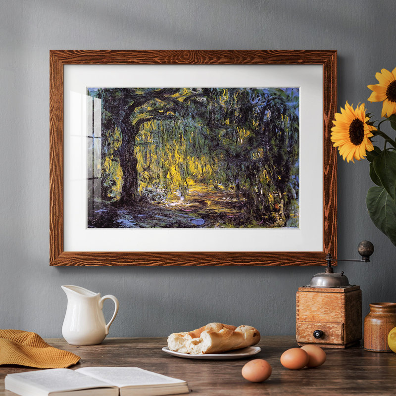 «Weeping Willow 2», reproduction encadrée sur papier, H 22 po x l 32 po, Érable