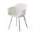 Lotus Chair Outdoor Dining Chairs - White Polypropylene, Weather-, Stable Construction & Fashionable Diamond Pattern Weather , Frame Style