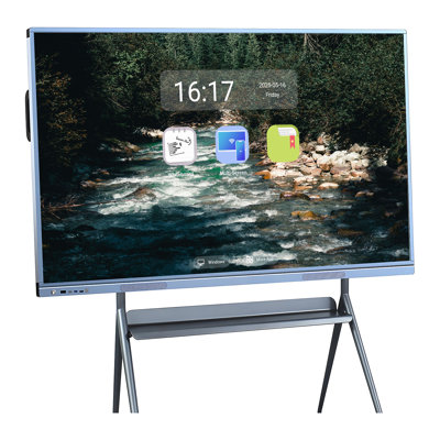 JYXCN 65" Smart Board for Classroom, 1080p Touch Screen Digital Whiteboard Wireless Casting