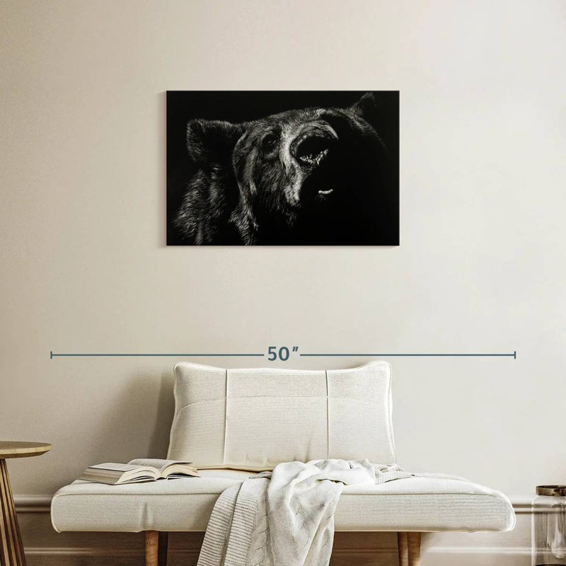 Brampt Scratchboard Critic, 20" H x 30" W