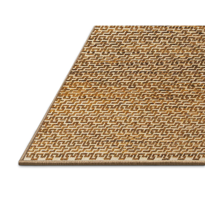 Abstract Indoor Rug, Rectangle 4' x 6'
