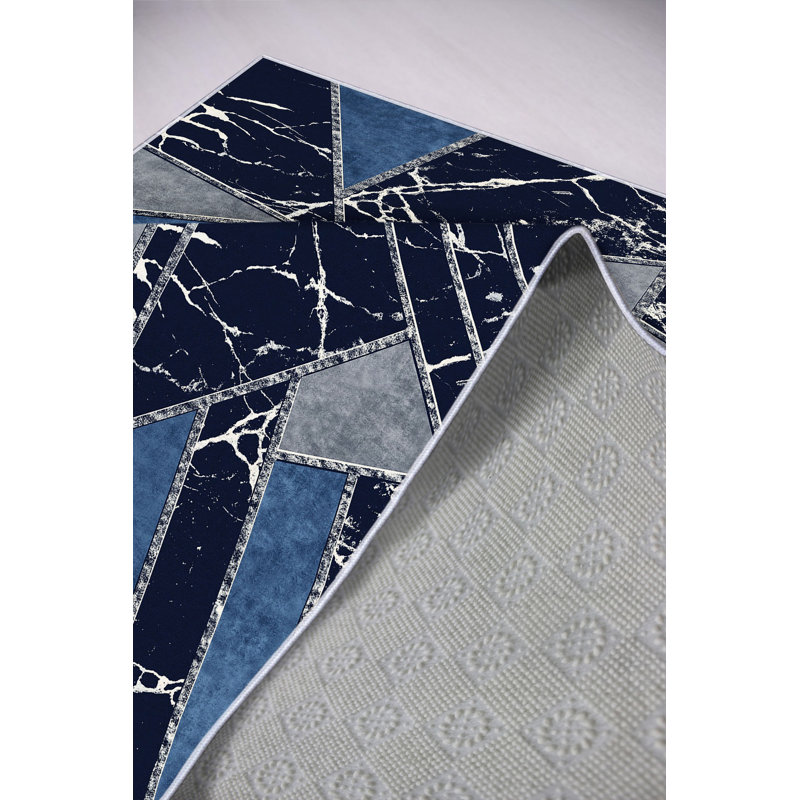 Tapis de couloir écologique, 100% polyester, 3,3 x 4,9 pi | Antibactérien, points PVC antidérapants, 650 g / m² | Lavable à la machine, impression numérique, couleur grise | Parfait pour l'entrée et les espaces de vie