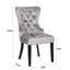 Chaise parsons rembourrée en velours Kamryn-663925237