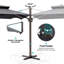 Parasol en porte-à-faux de patio 9 x 12 pi avec base lestée-1182068121