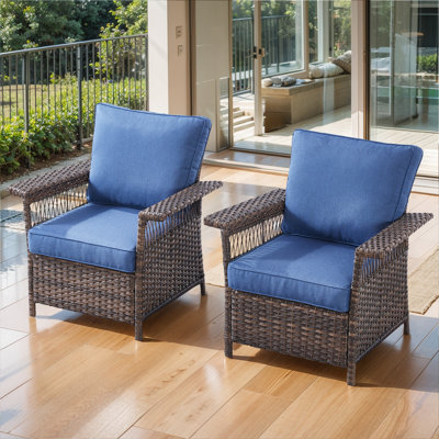 Tapash Wicker Outdoor Lounge Chair