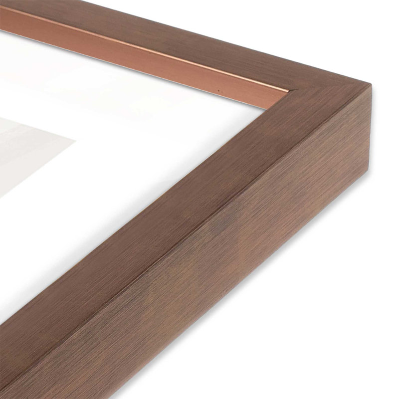 Imprimé de chambre d'hôte North Pole, Encadré rose poudre, H 25 po x l 37 po