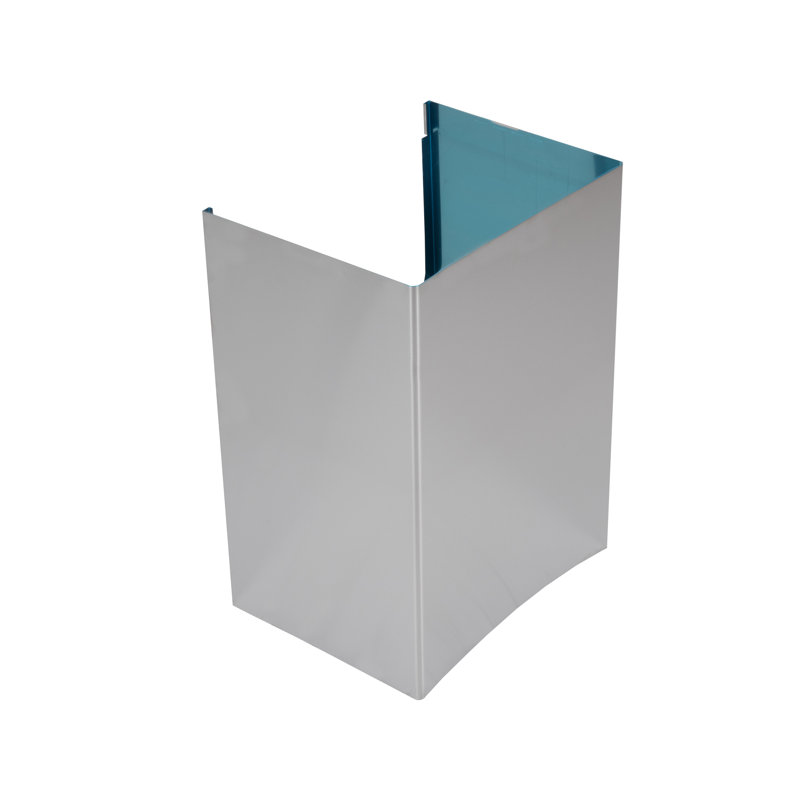 Hotte de cuisine murale à conduit 30 po 650 pi ³/min en nickel brossé