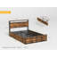 Structure de lit avec 8 tiroirs de rangement-1696354505