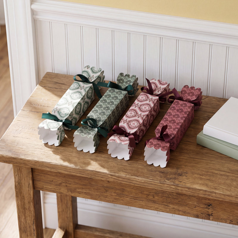 Printed Paper Candy Shaped Gift Box